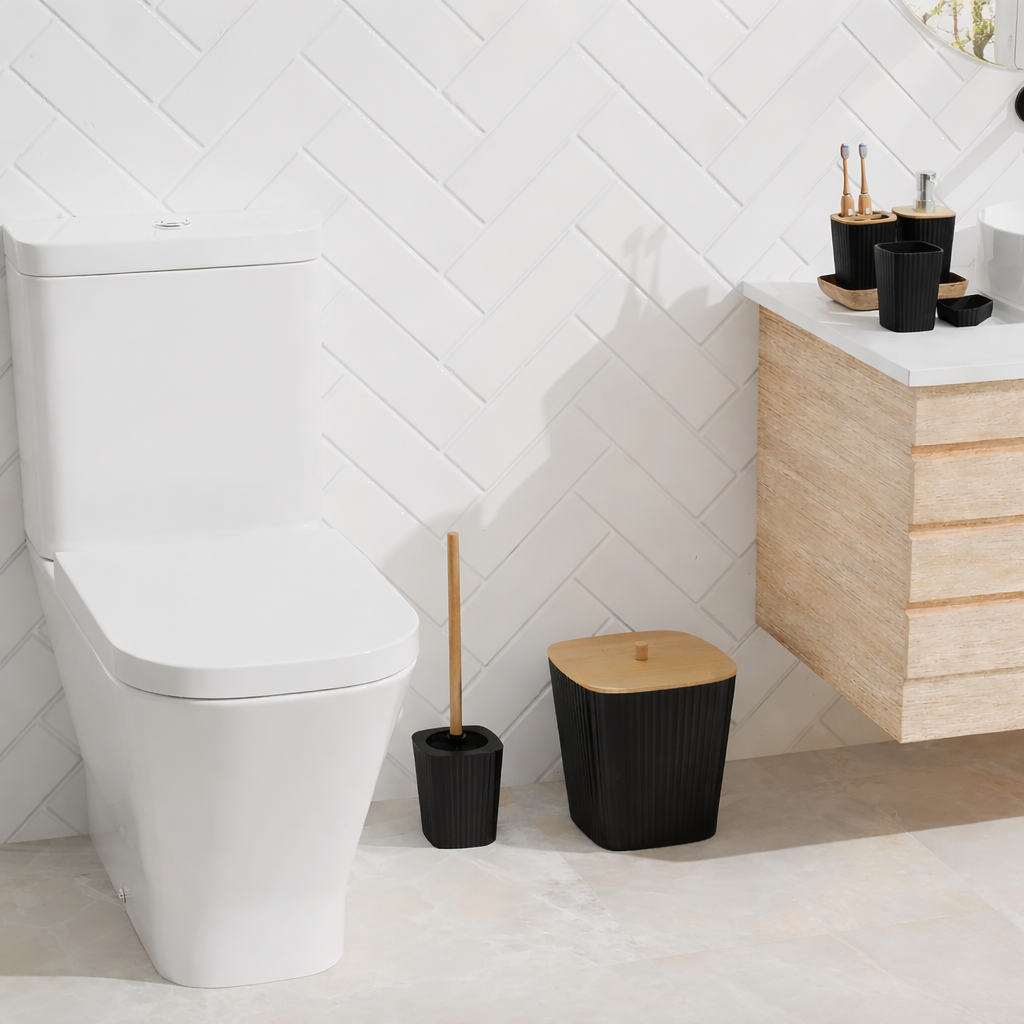 Designer Inspired 6 Piece Bathroom Accessories Collection